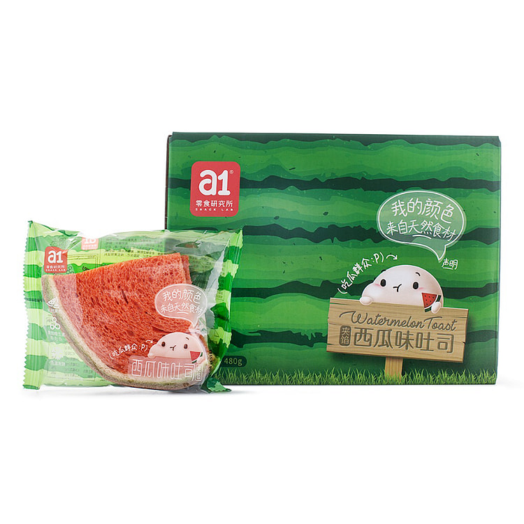 零食研究所 西瓜夹馅吐司 