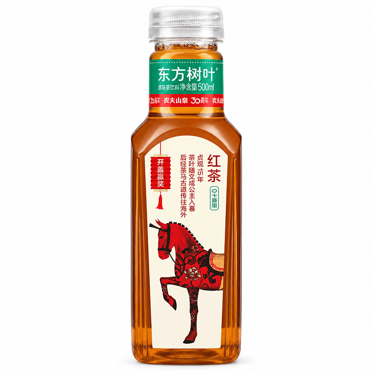 农夫山泉 东方树叶 红茶 无糖 500 毫升