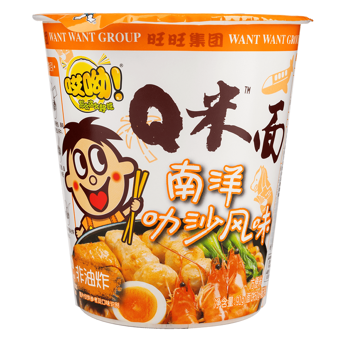 旺旺 南洋叻沙风味Q米面 91 克