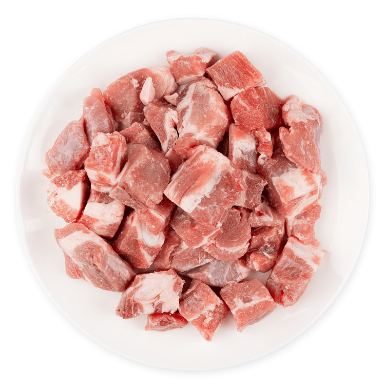 Pork Spare Rib Diced Frozen 2 lb