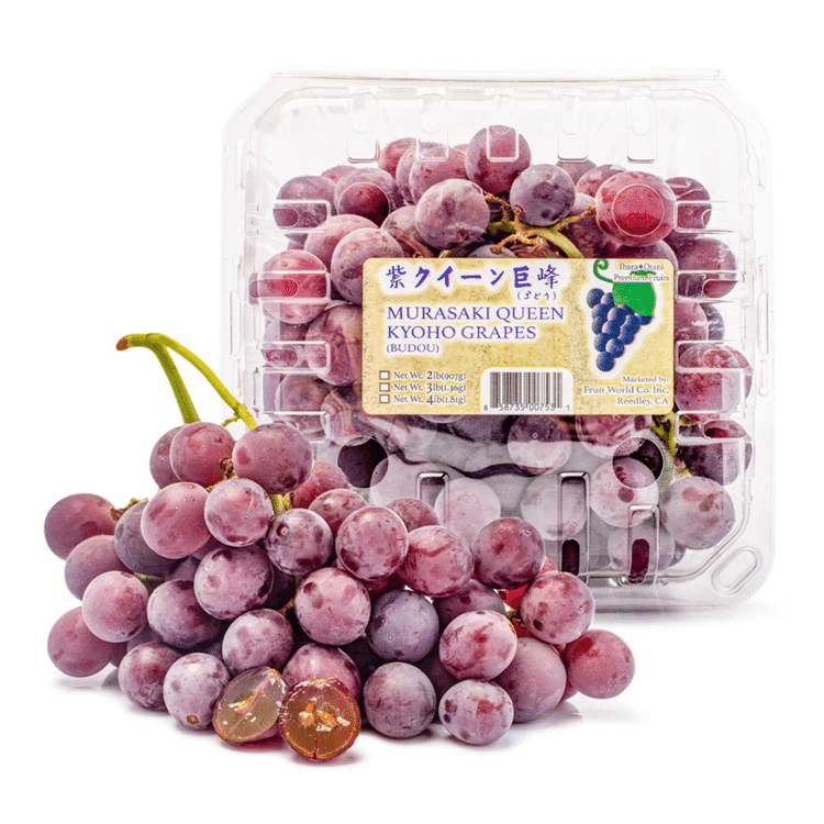 紫クイーン巨峰 ぶどう 3 ポンド - Weee!
