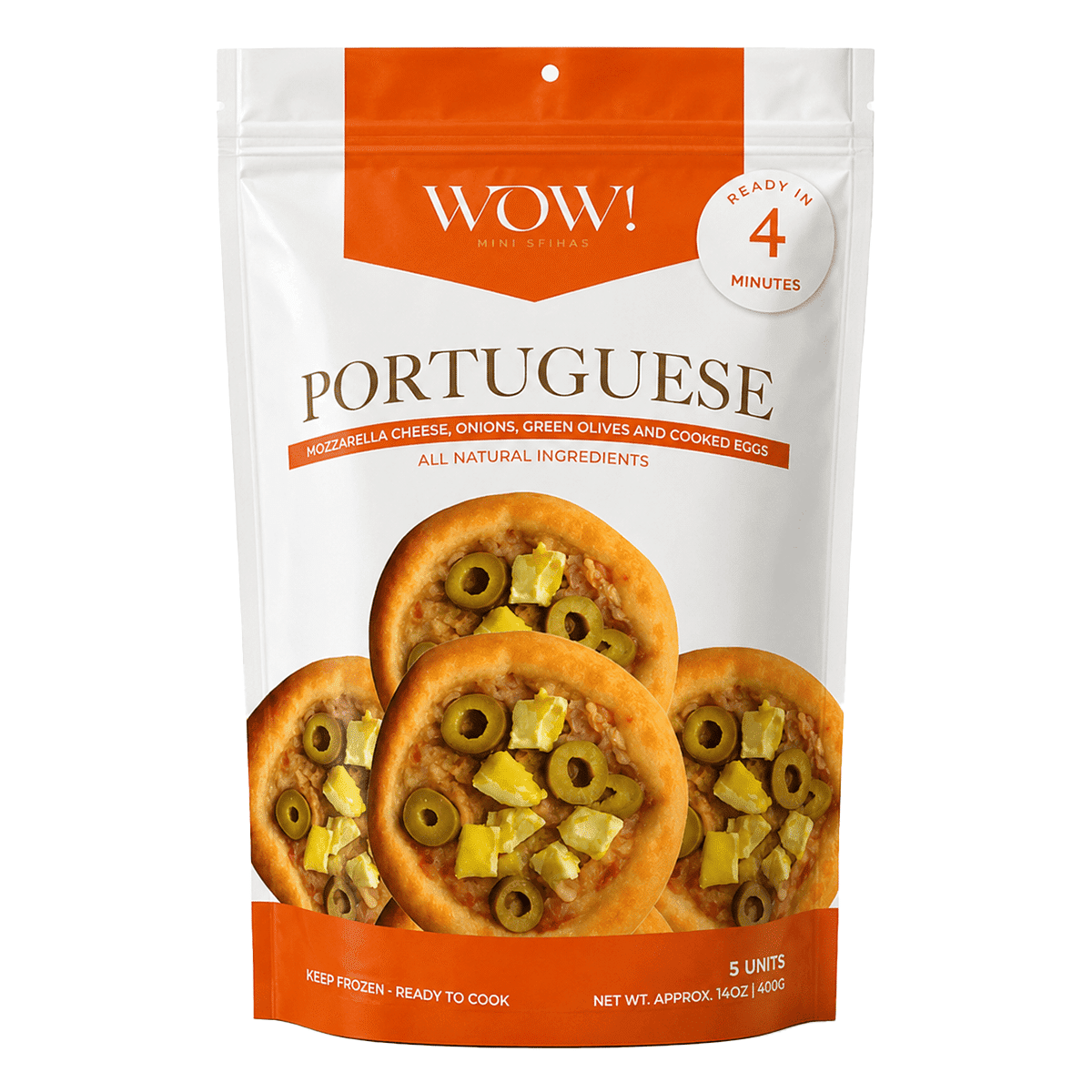Esfirra Portuguesa WOW! 400 g