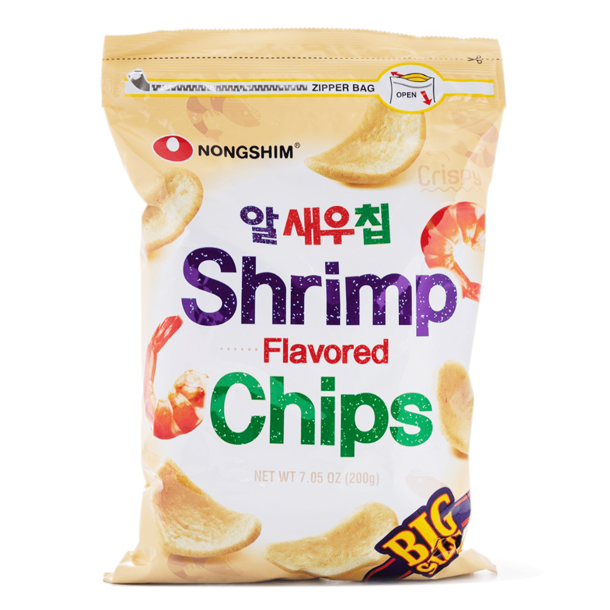 Nongshim Shrimp Flavored Chips Big Size 200 g