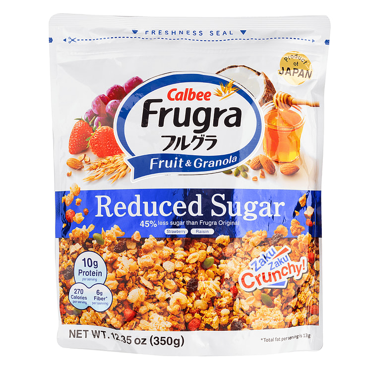 Calbee Frugra Reduced Sugar 350 g