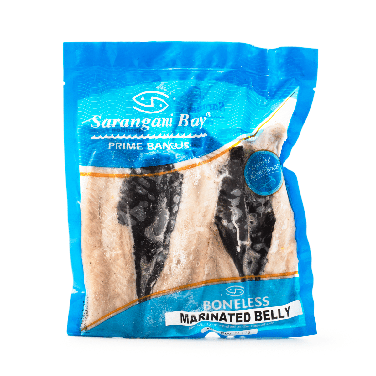 Barriga de Bangus Sem Espinhas Marinada Sarangani Bay (Barriga de Leite de Peixe) 400-450 g