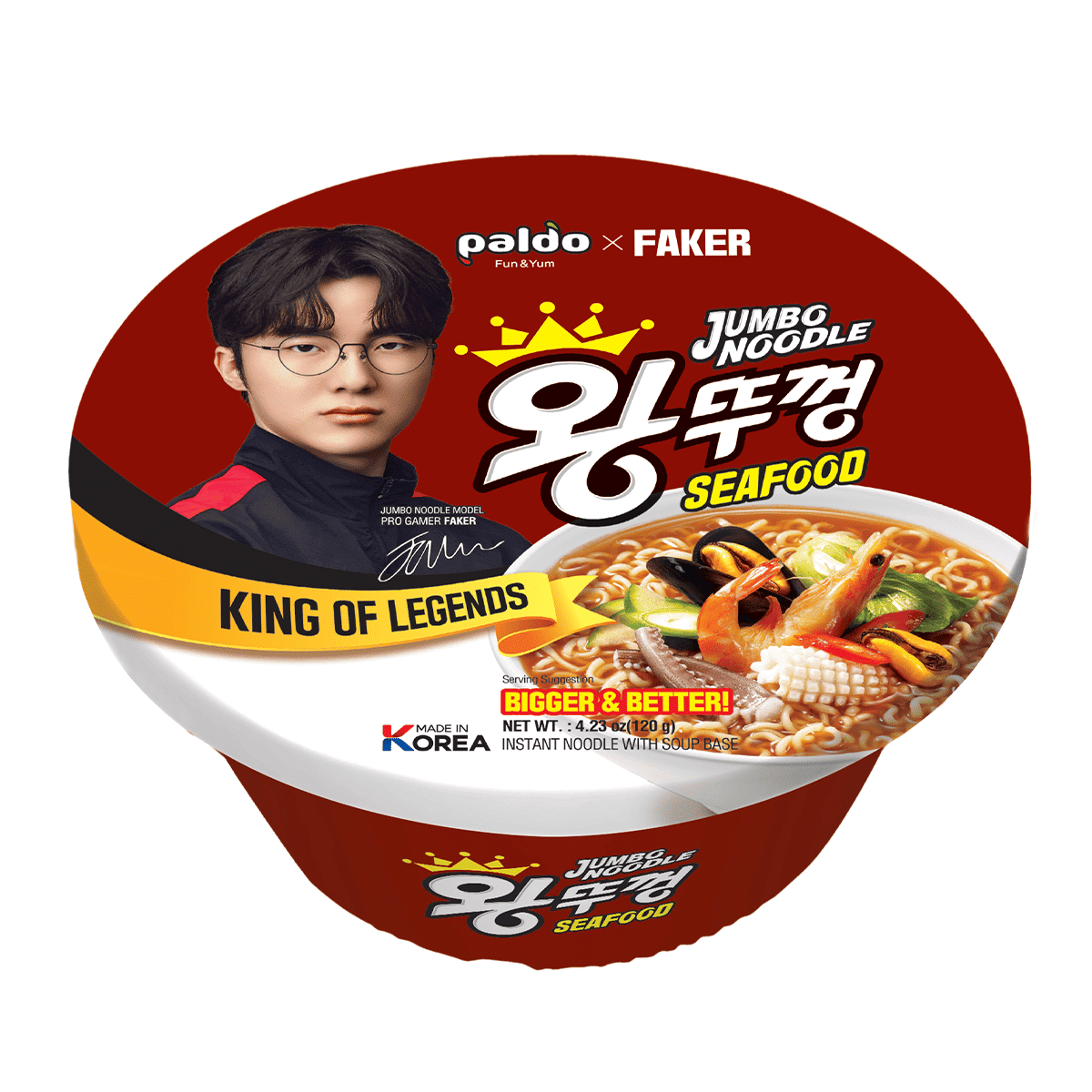 PALDO JUMBO NOODLE SEAFOOD 4.23 oz