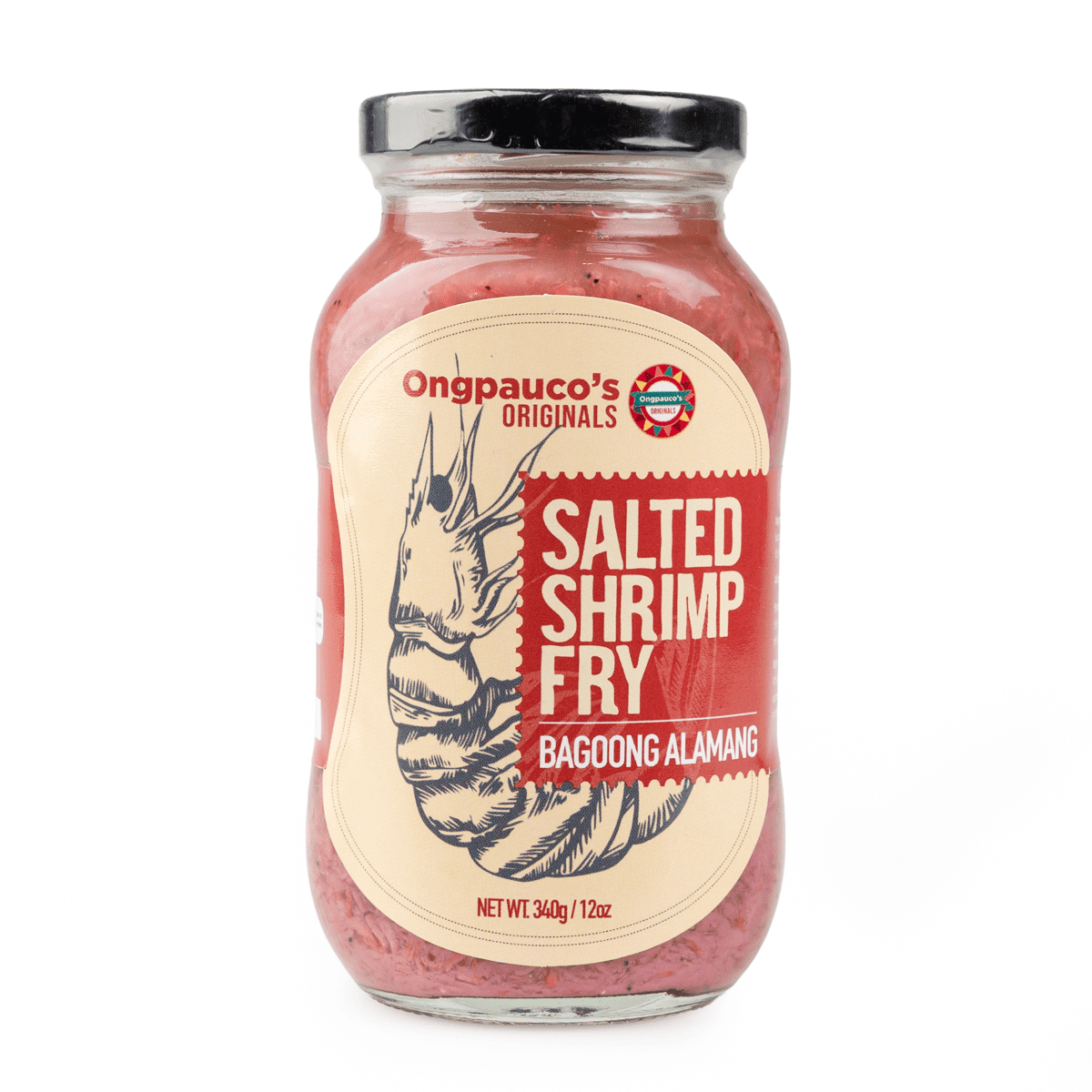 Ongpauco’s Bagoong Alamang (Salted Shrimp Fry) 340 g
