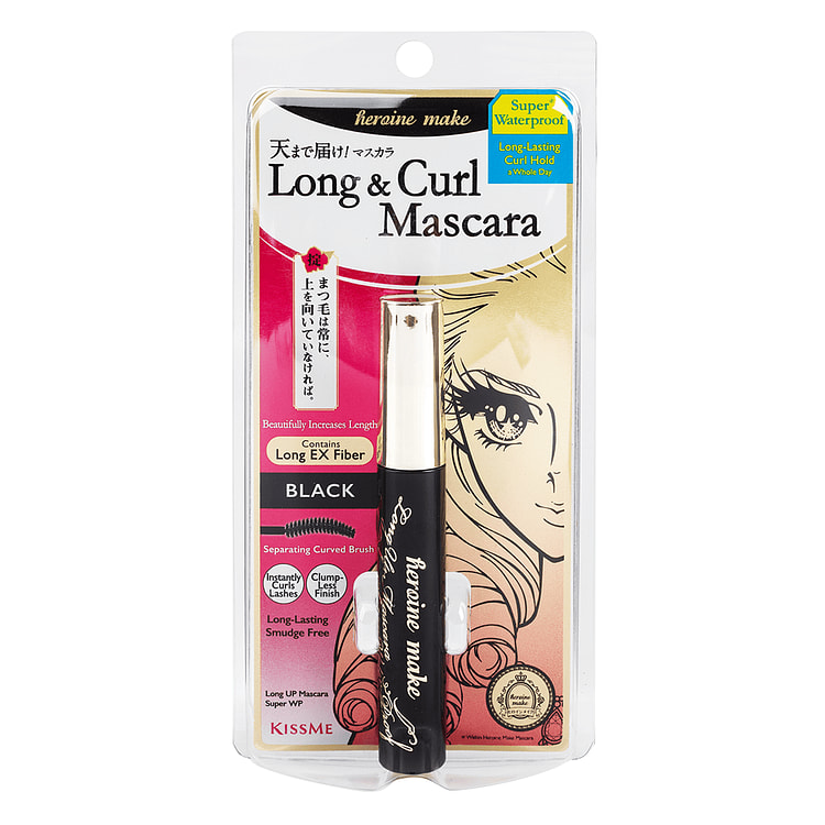 奇士美 Kiss Me 升级版超防水纤长睫毛膏(#01 黑色)