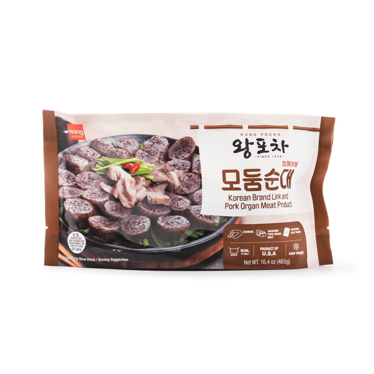 Wang Korea Pork Sausage& Organ Meat Assortment 16.4 oz