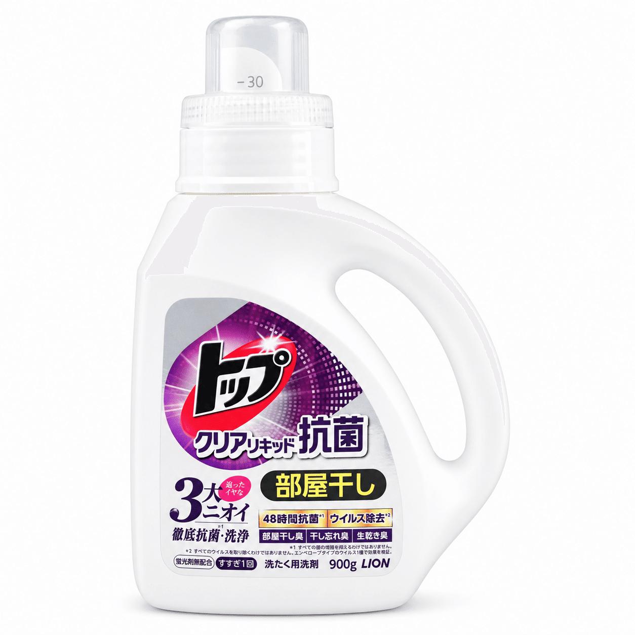 LION Top Indoor Drying Antibacterial Laundry Detergent (31.7 oz / 900g) 900 g