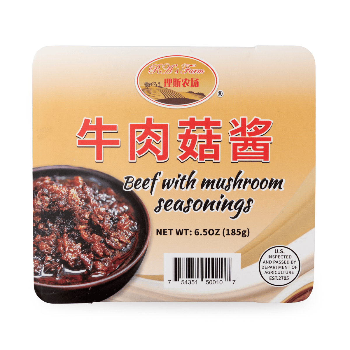 RA's Farm Beef with Mushroom Sauce 185 g