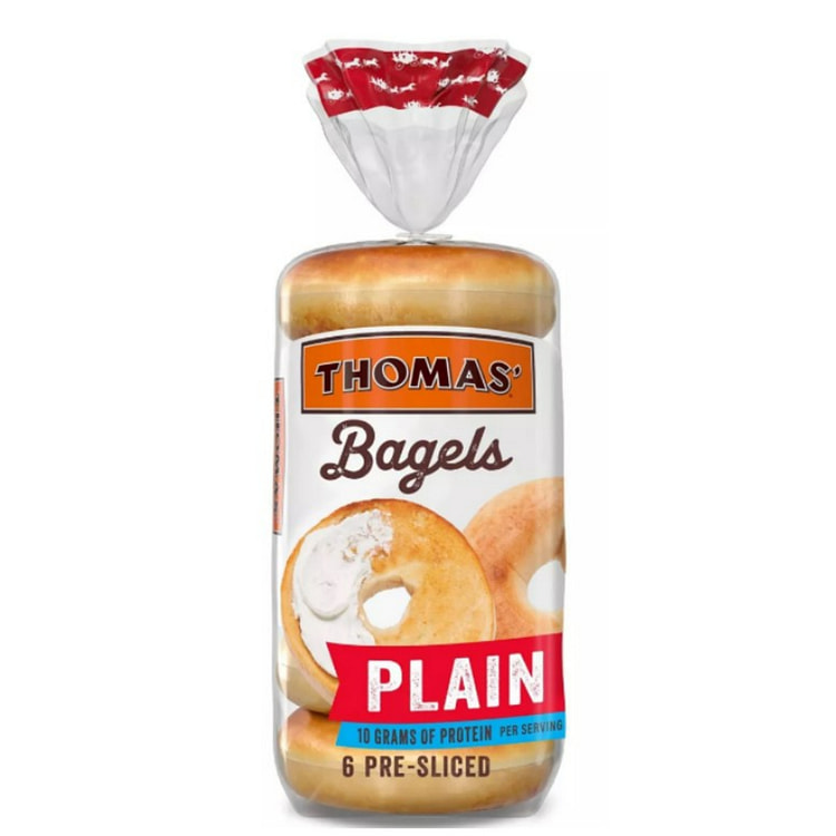 Thomas' Plain Bagels, 6 count 20 onza(s)