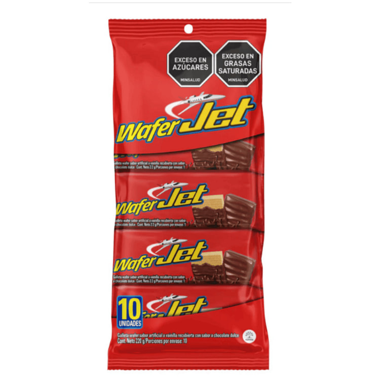 Wafer Jet Vainilla 220 gramo(s)