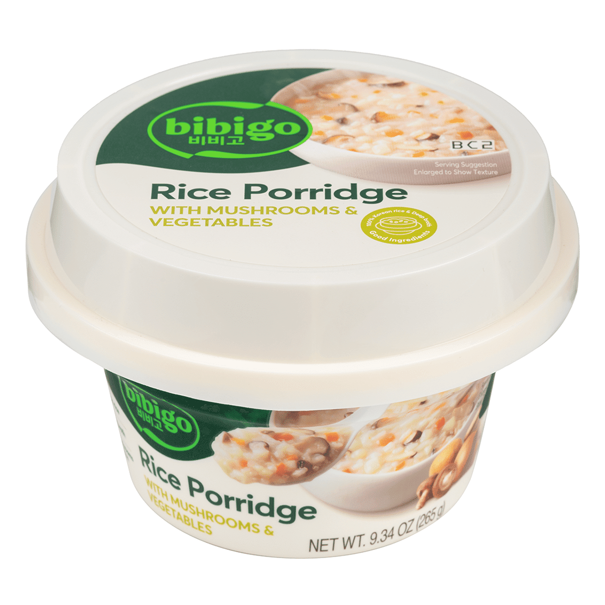 Bibigo 韩式蘑菇蔬菜即食粥 265 克