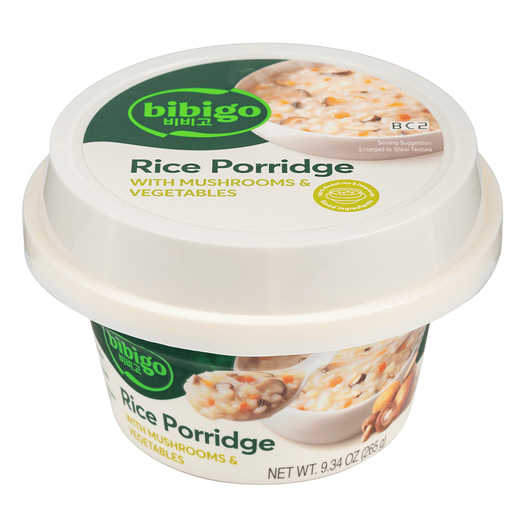 Bibigo Foods Rice Porridge with Mushrooms and Vegetables 265 g