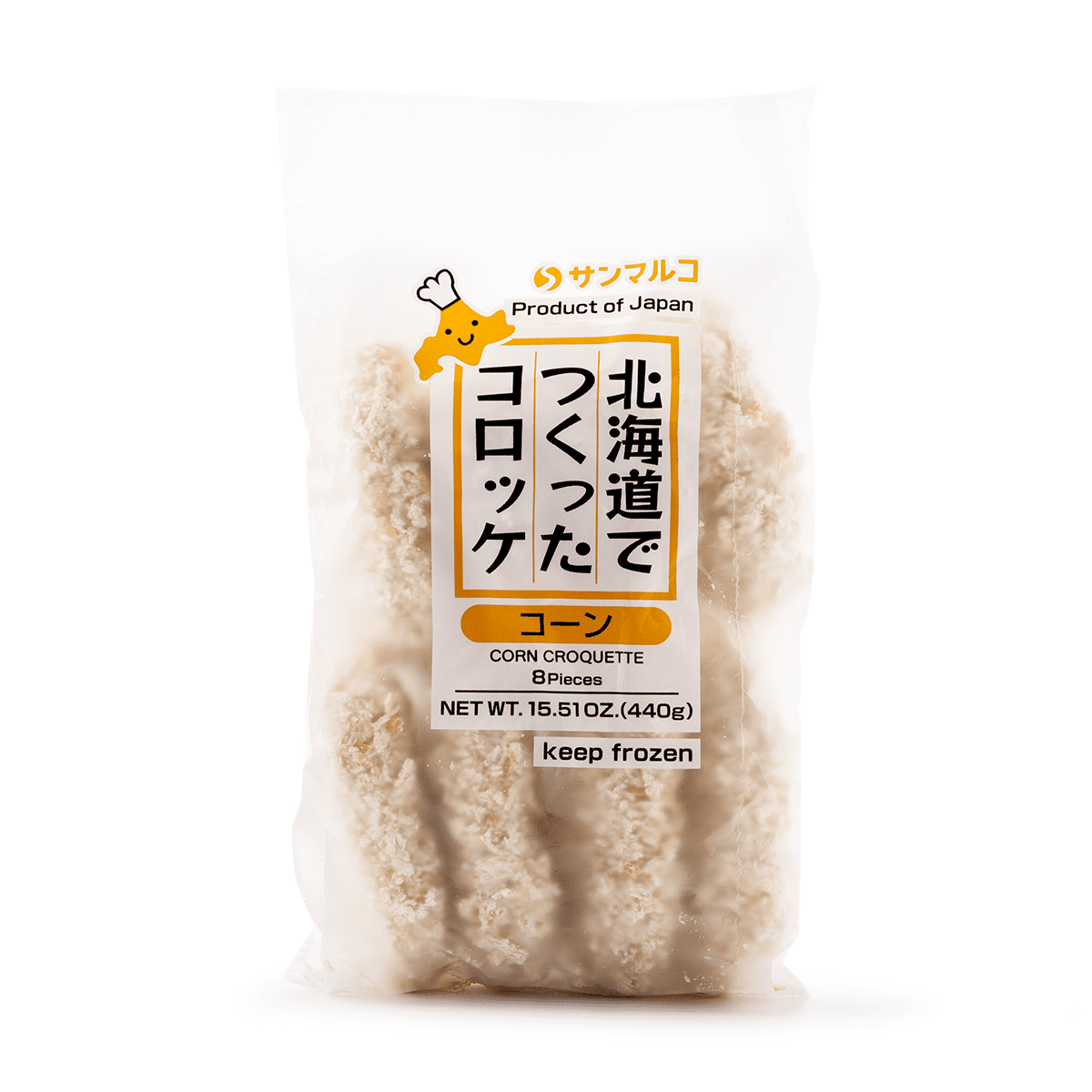 Sanmaruko 北海道可乐饼 8枚 冷冻 15.51 盎司