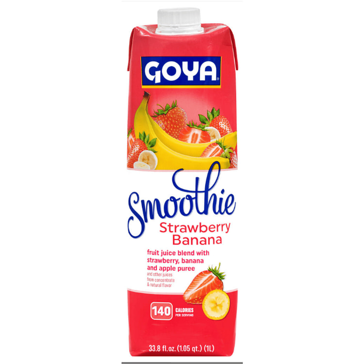 Goya  Smoothie Morango Banana 33.8 onça(s) líquida(s)