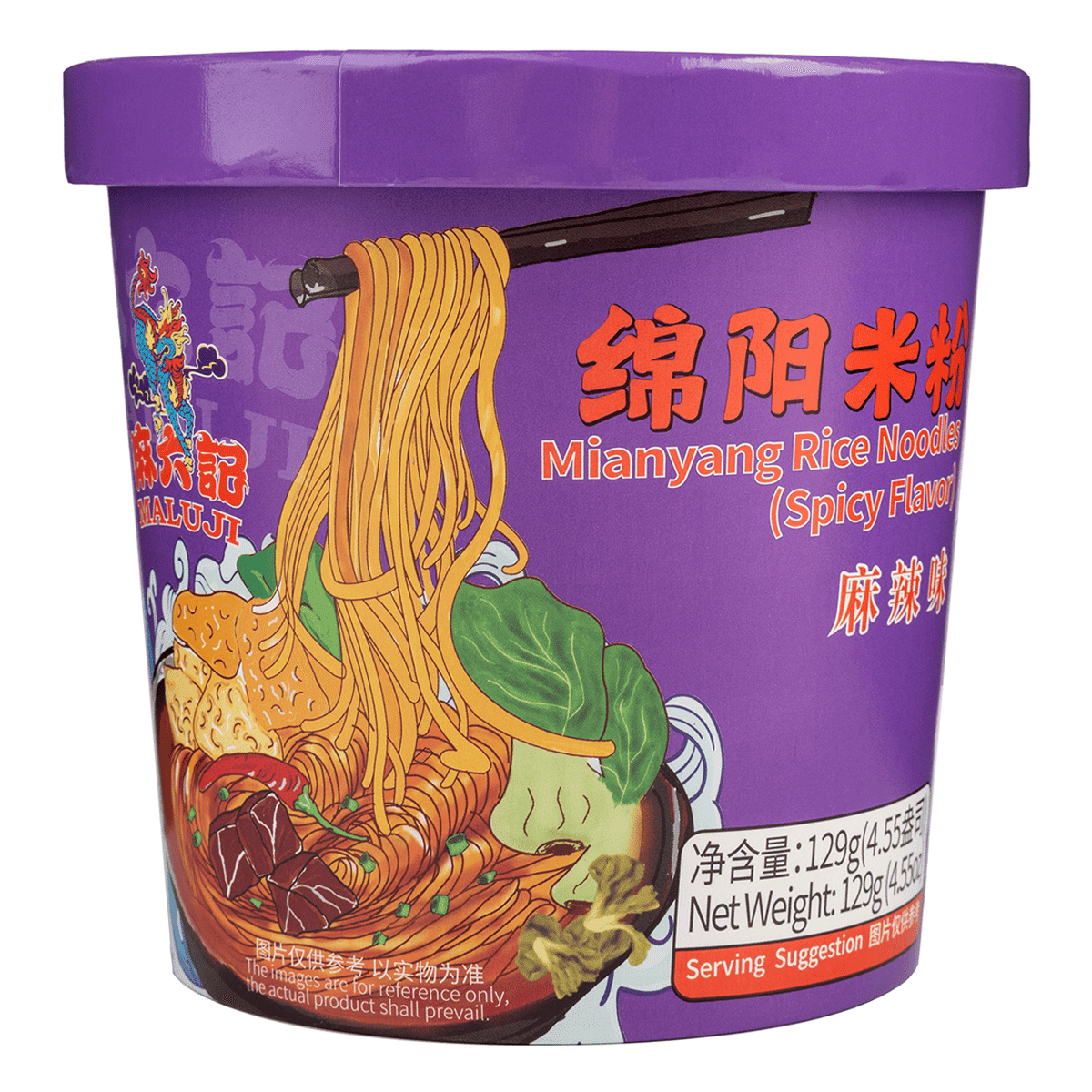 MLJ004 Mianyang RiceNoodles(Spicy Flavor) 129 g