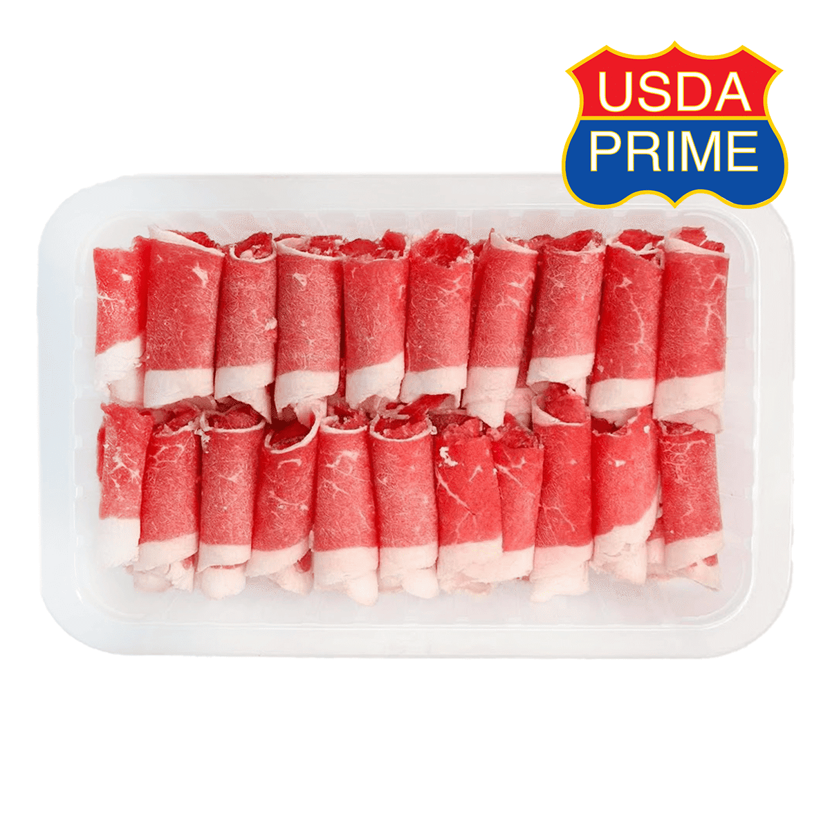 火锅肥牛卷(牛胸,潮汕胸口油)USDA Prime 冷冻 12 盎司