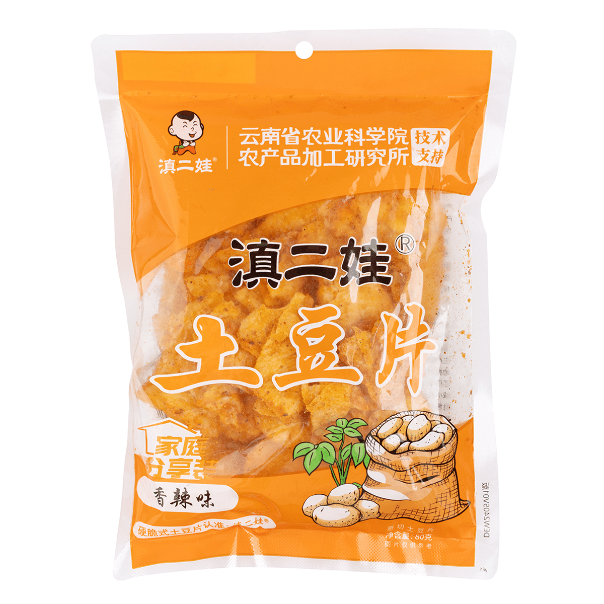 Dian Erwa Potato Chips（Spicy flavor） 80 g*30 pack