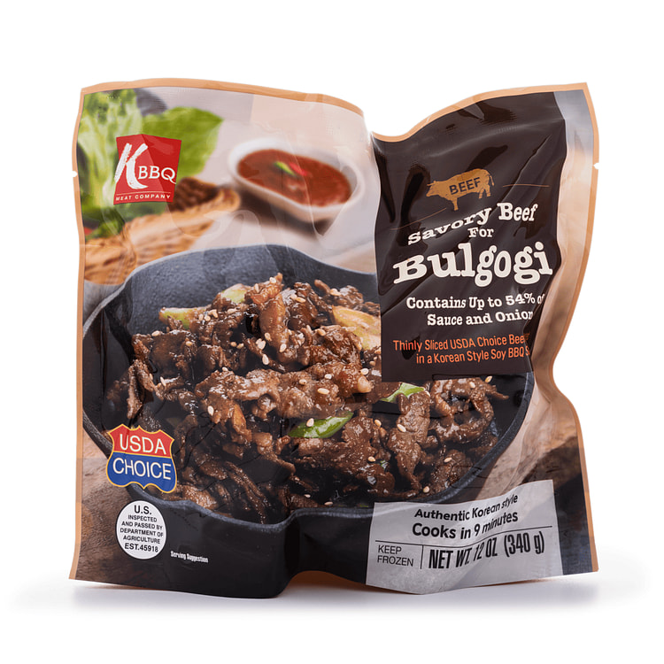 KBBQ Savory Beef Bulgogi, Frozen 12 oz