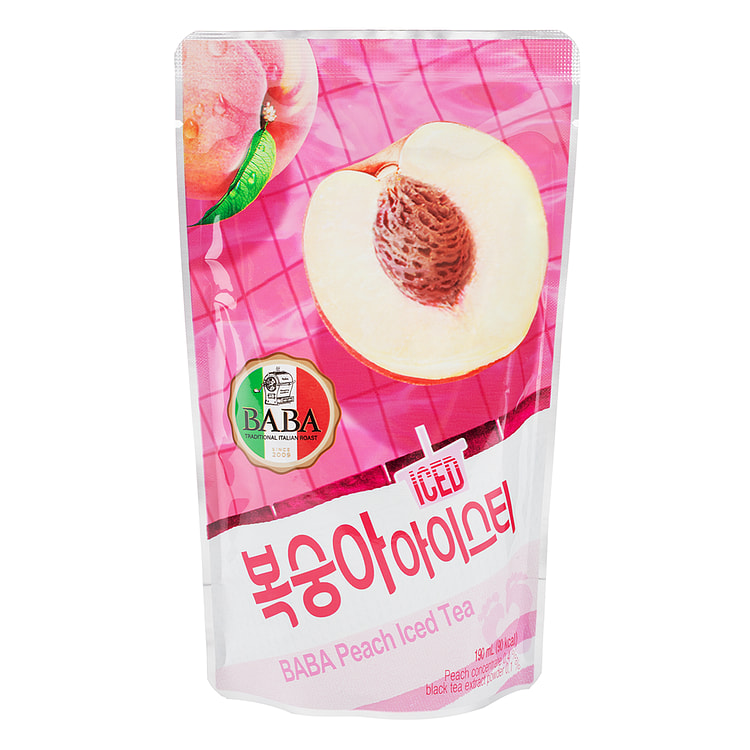 바바 복숭아 아이스티 190 밀리리터 (min 3)