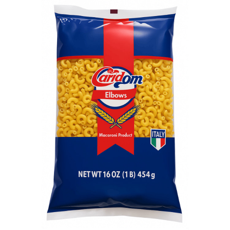Caridom Elbow Macaroni Pasta 16 oz