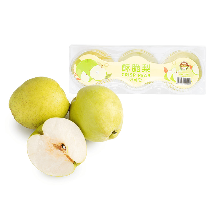 新鲜翠玉梨 3 个