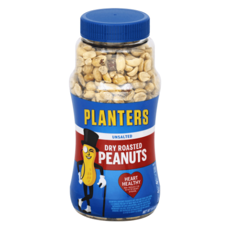 Planters 무염 구운 땅콩 453 그램