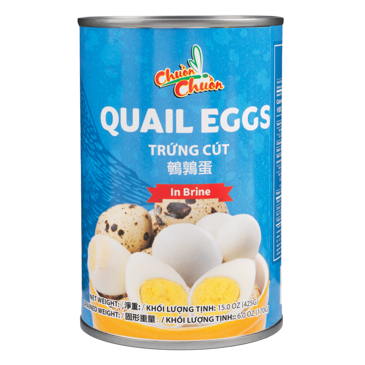 Chuon Chuon Quail Eggs in Can 15 oz