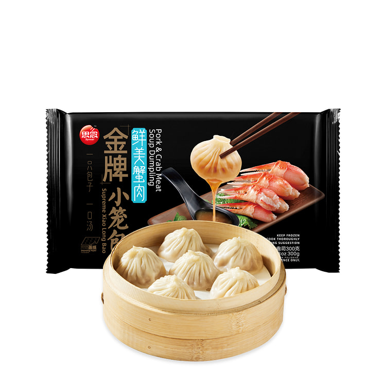 思念 金牌小笼包 鲜美蟹肉小笼包 300 克