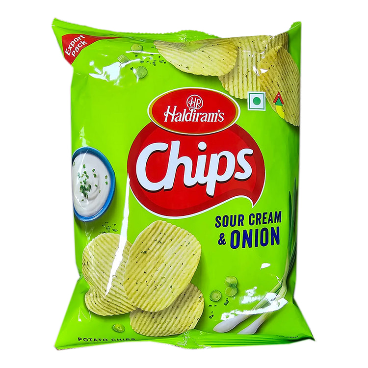Haldiram's Chips Sour Cream & Onion 120 g