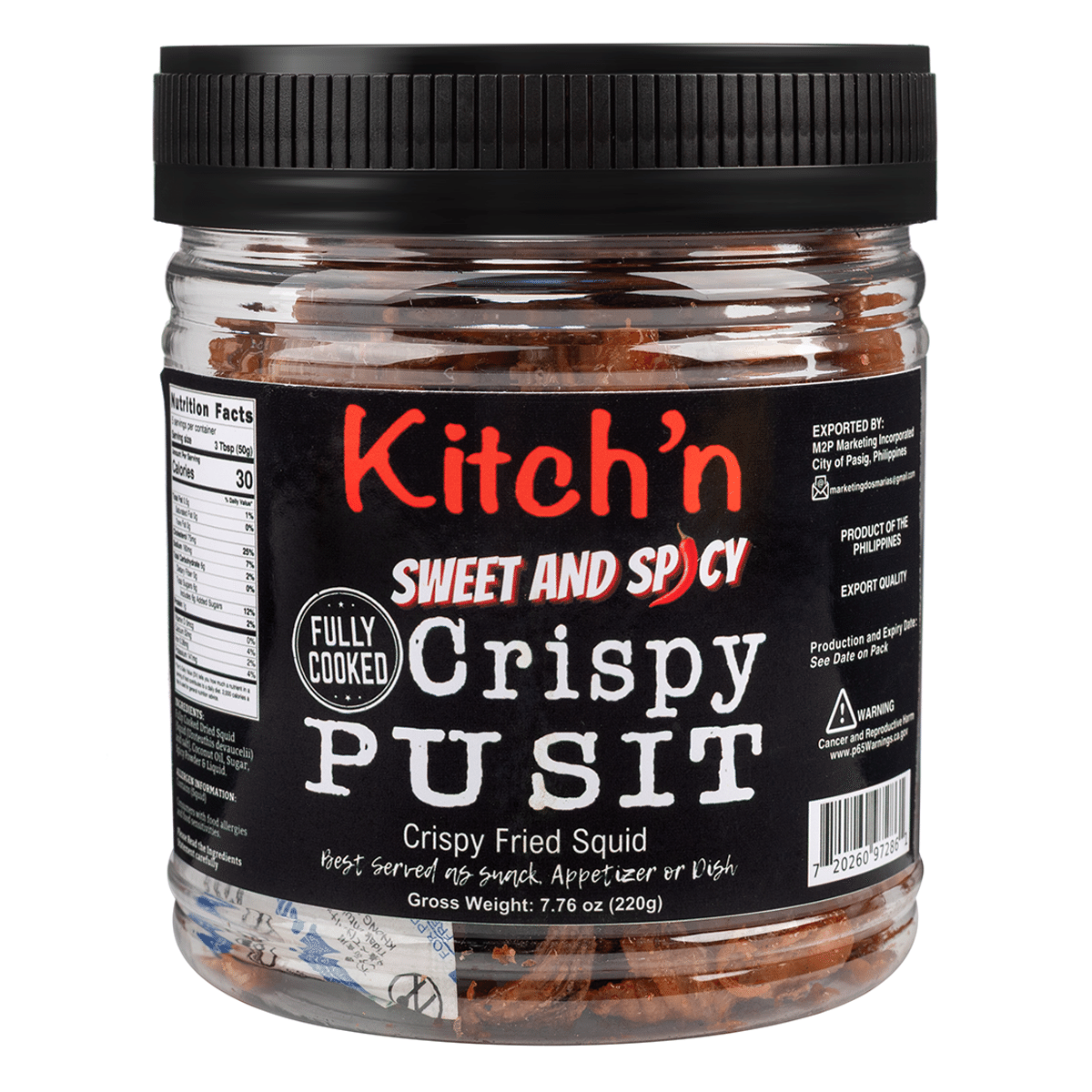 Kitch’n Crispy Pusit (Squid) Sweet & Spicy Fully Cooked 220 g