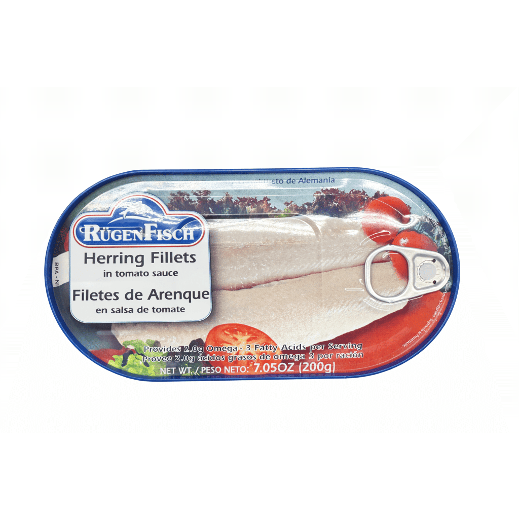Rügen Fisch Herring Fillets in Tomato Sauce 7.05 盎司