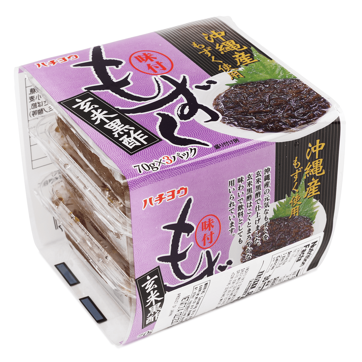 Get Hachiyo Okinawa Mozuku Seaweed with Black Vinegar 3pks, Frozen