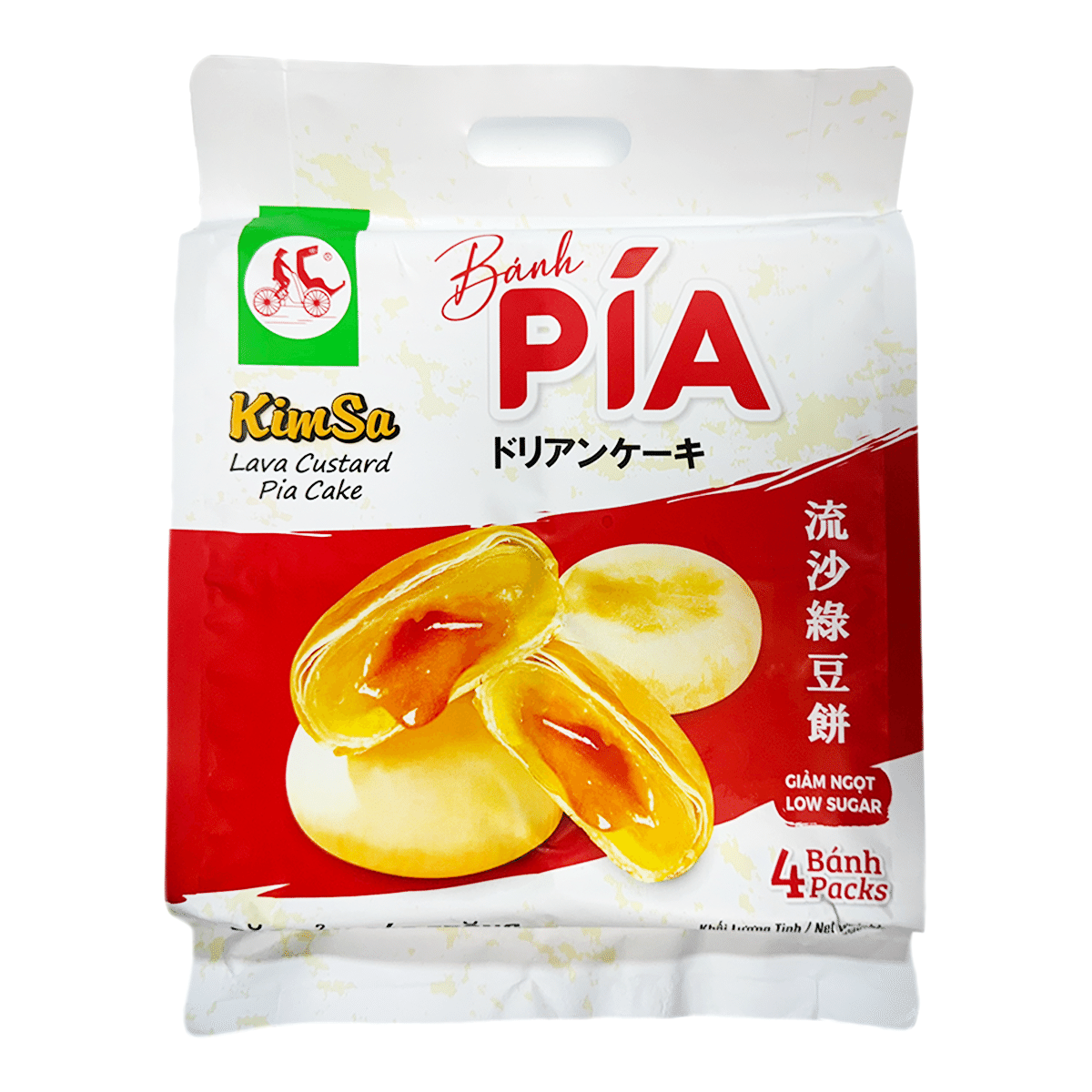 Bolo Pia de Creme de Lava Kimsa 4 peças 400 g