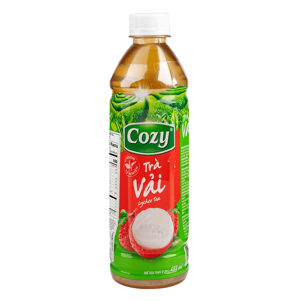 Cozy ลิ้นจี่ชาสวีท ขวด 455 ml