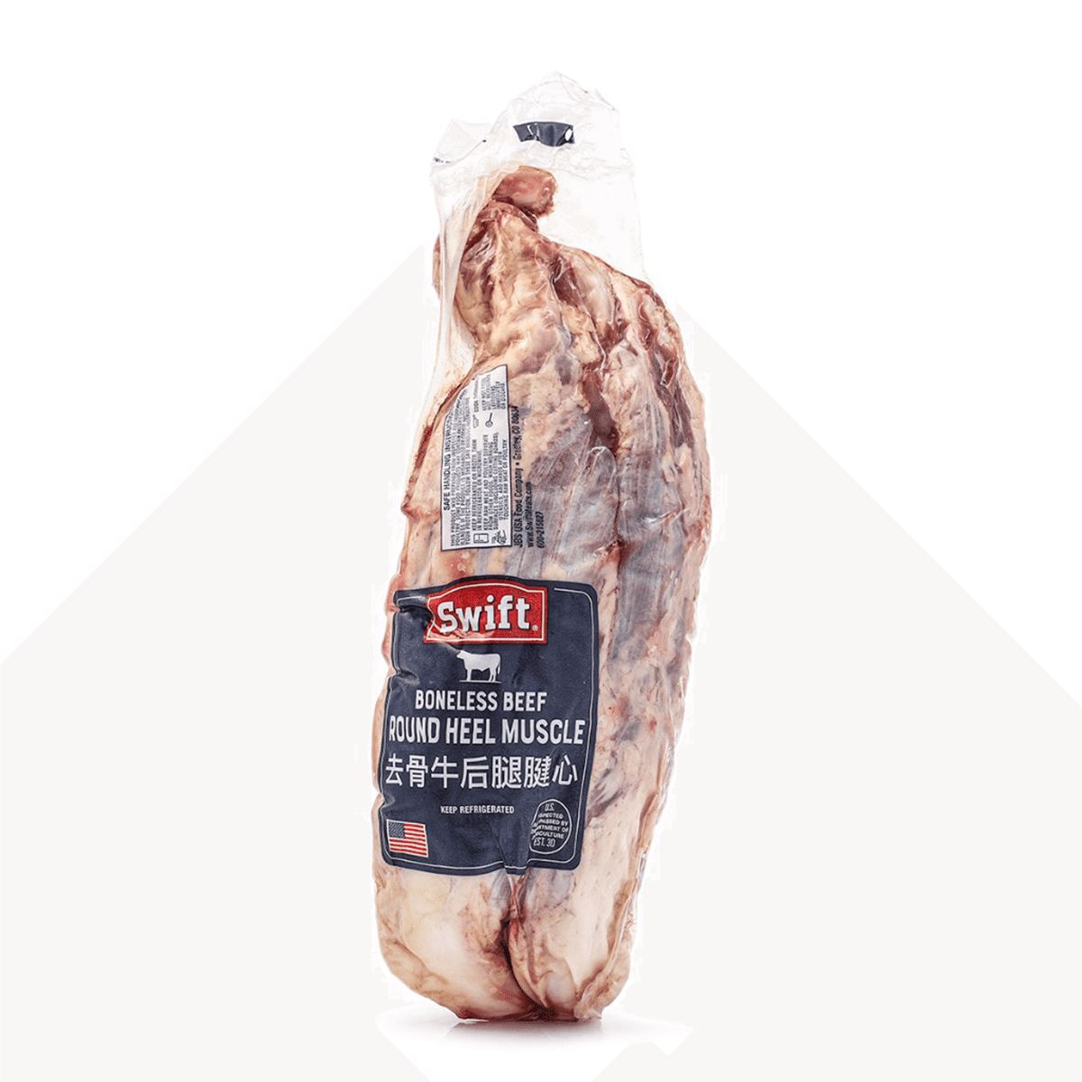 Swift Beef Round Heel Muscle, Frozen 1.5-1.8 lb