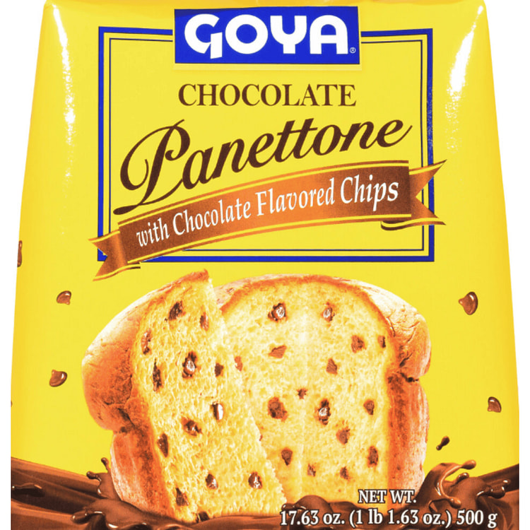 Panettone com Gotas de Chocolate Goya 17.63 oz