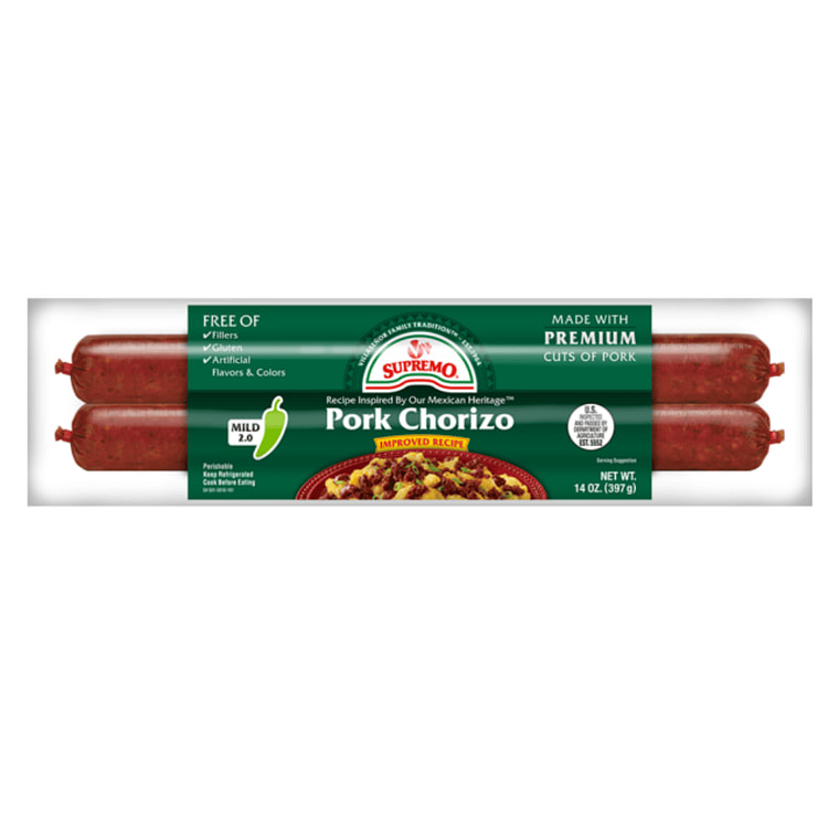 Supremo Chorizo Pork 14 oz