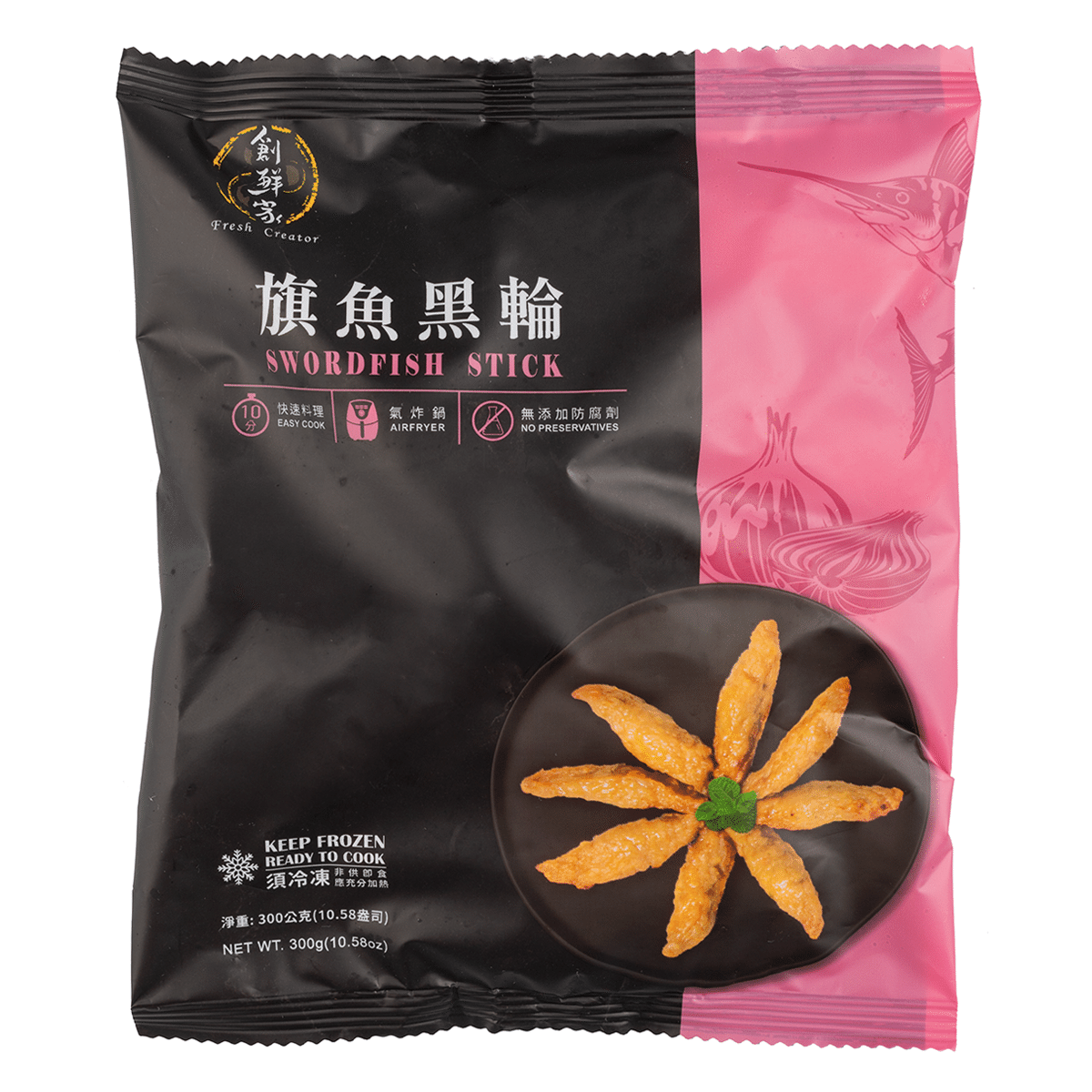 Fresh Creator Swordfish Stick, Frozen 10.58 oz