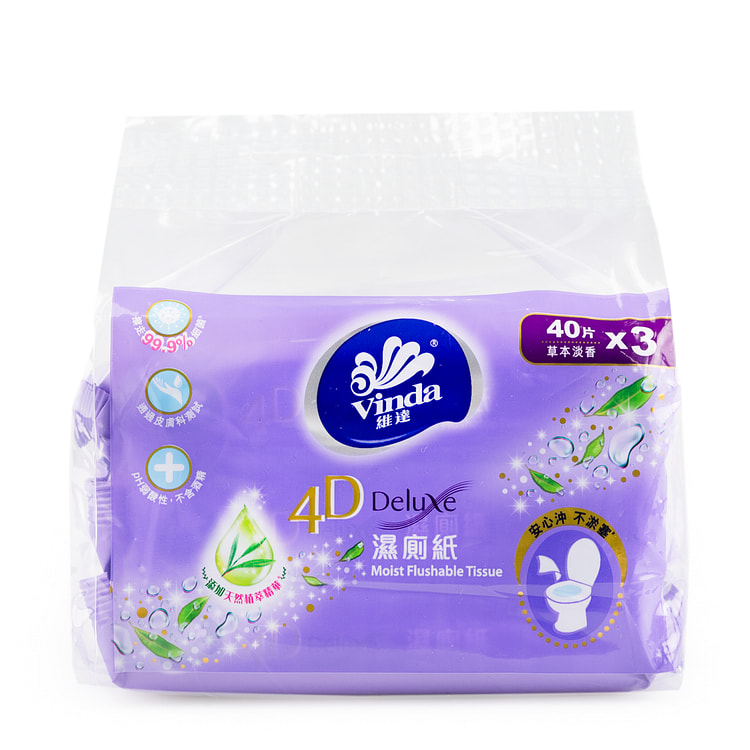 维达湿厕纸40片x3包 1 份