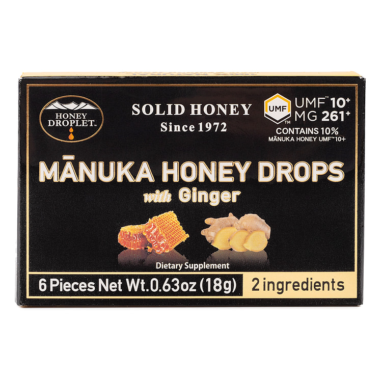 Manuka Honey Drops with Ginger 0.63 盎司