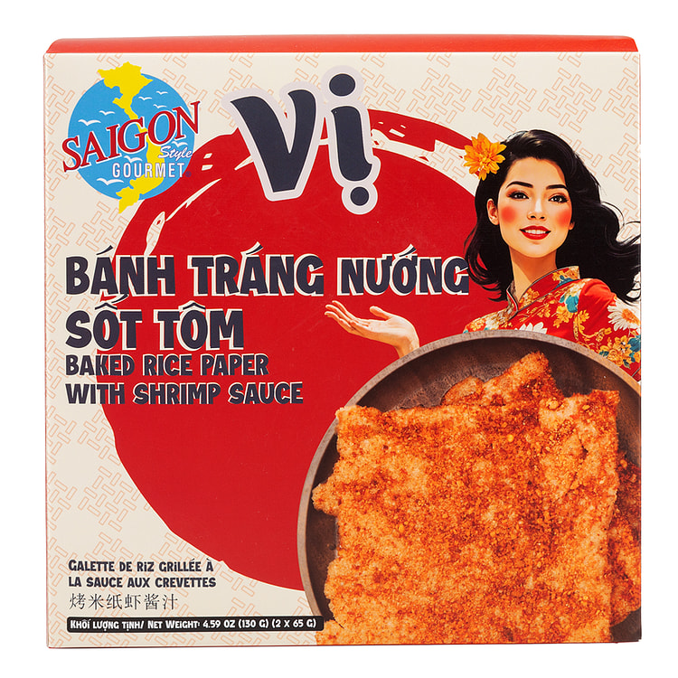Saigon Gourmet Baked Rice Paper with Shrimp Sauce 4.59 盎司