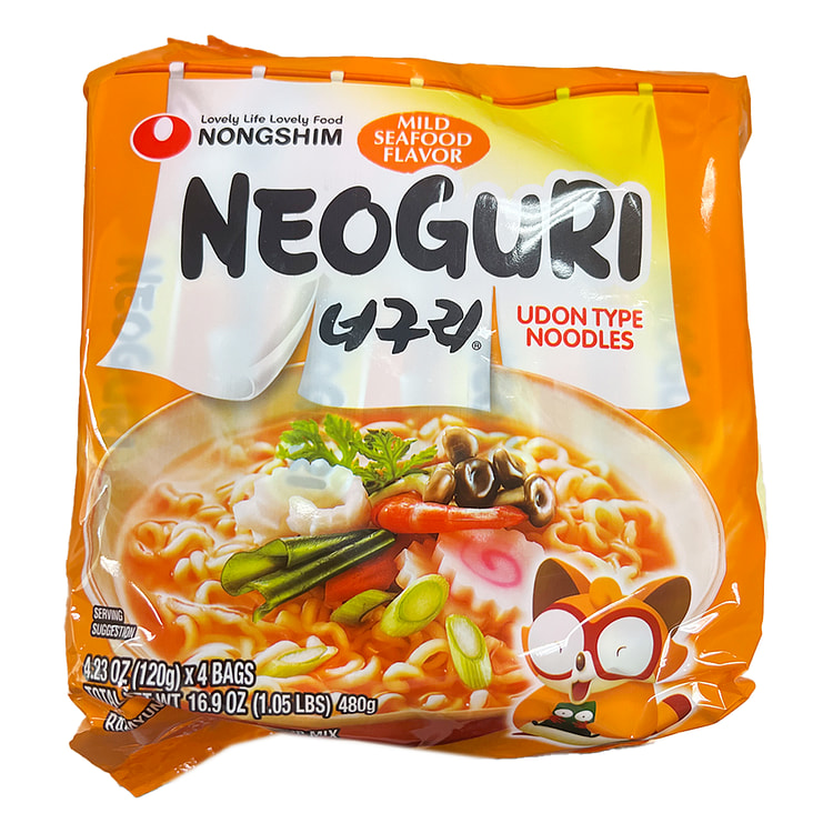 NONGSHIM Neoguri Mild 120 g*4 pack
