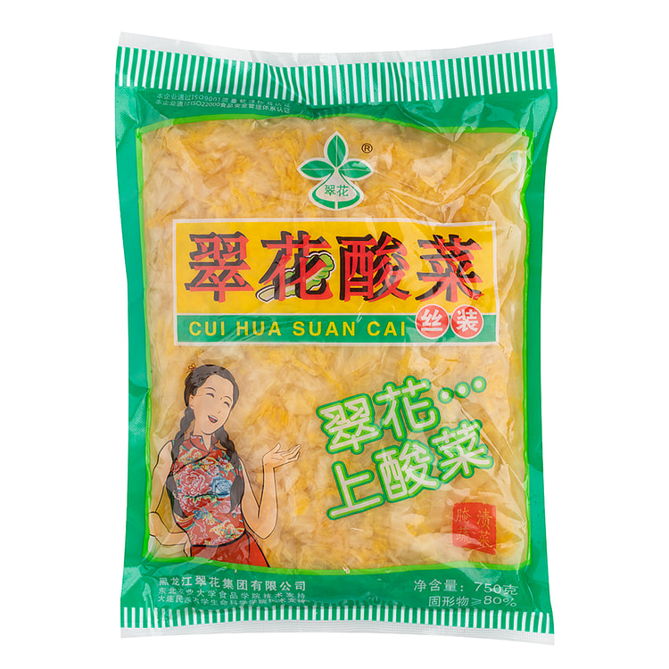 Cuihua Dongbei Pickled Cabbage Slices 750 g