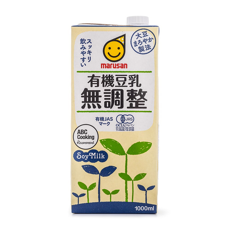 Marusan 有机无添加豆乳 1000 毫升