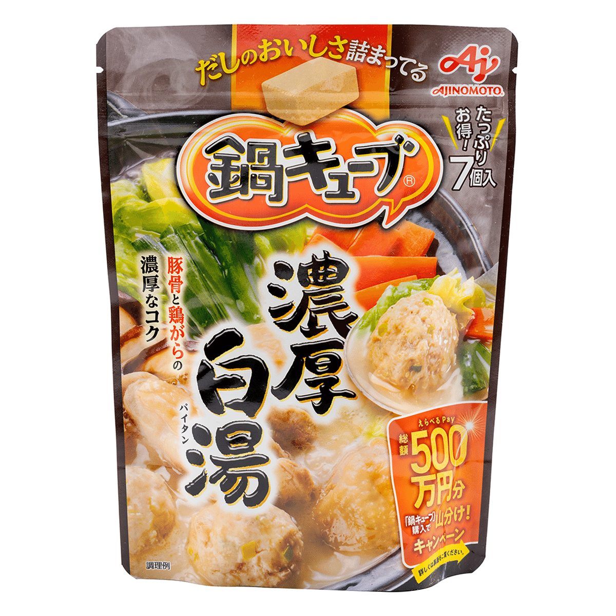 Ajinomoto Hotpot Soup base Cube Paitan 7pcs 73 g