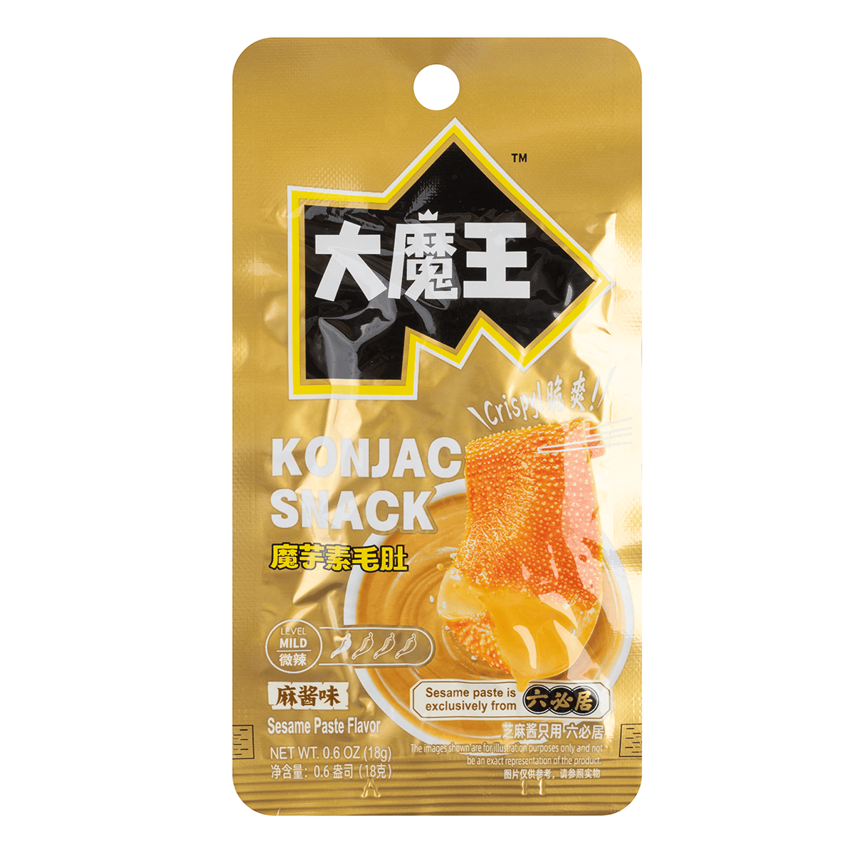MOWON KONJAC SNACKS- SESAME 360 グラム - Weee!