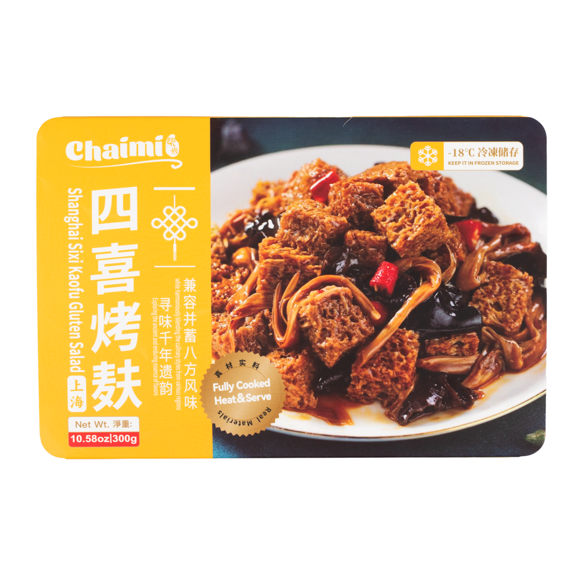Chaimi 상하이식 사희 글루텐 샐러드 (냉동) 300 그램